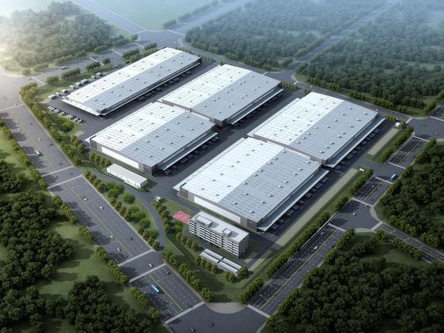 (圖:蘇寧海南澄邁智慧電商產(chǎn)業(yè)園鳥瞰圖)
